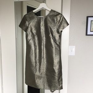 Gold Madewell Shift Dress